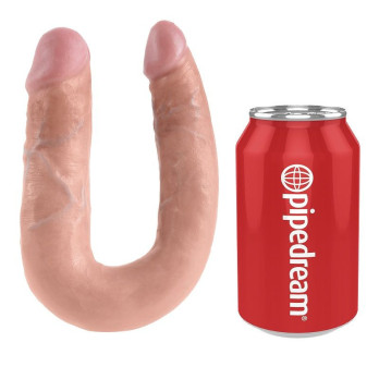 King Cock U-Shaped Medium Double Trouble Flesh