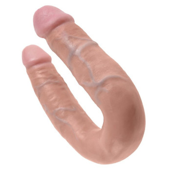 King Cock U-Shaped Medium Double Trouble Flesh