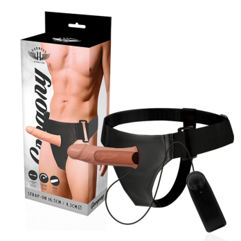 Harness Attraction™ - Gregory Hollow Rnes With Vibrator 16.5 X 4.3Cm