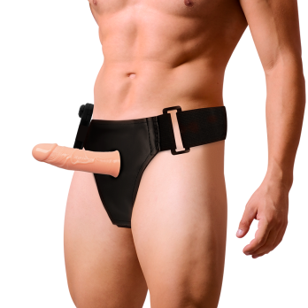 Harness Attraction™ - Gregory Hollow Rnes With Vibrator 16.5 X 4.3Cm