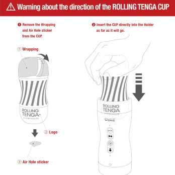 Tenga Vacuum Gyro Roller Suction  Rotation