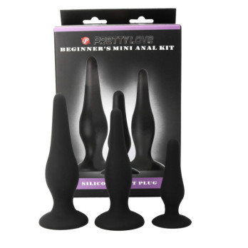 Pretty Bottom - Begginer'S Anal Kit Silicone Plugs