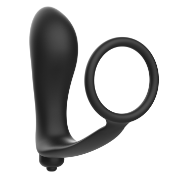 Addicted Toys Vibratory Anal Plug With Penis Ring