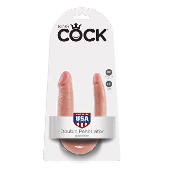 King Cock U-Shaped Small Double Trouble Flesh