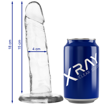 Xray Harness + Clear Cock 18Cm X 4Cm