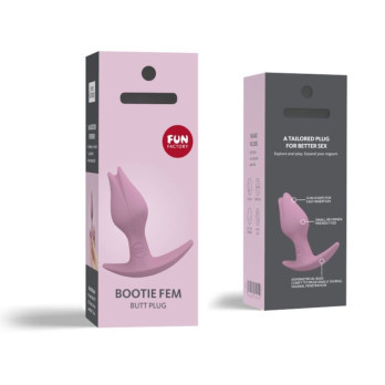 Fun Factory - Bootie Fem Female Anal Butt Plug Rose