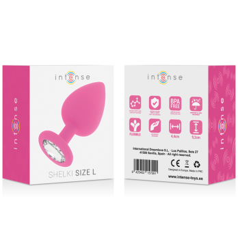 Intense Shelki L Plug Anal Hot Pink