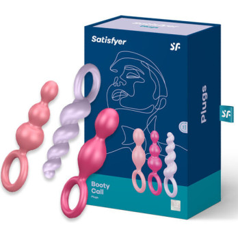 Satisfyer Anal Plugs Set 3Pcs Tricolor