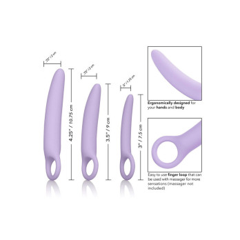 Dr Laura Berman Alena Set Of 3 Silicone Dilators