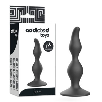 Addicted Toys Anal Sexual Plug 12Cm Black