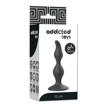 Addicted Toys Anal Sexual Plug 12Cm Black