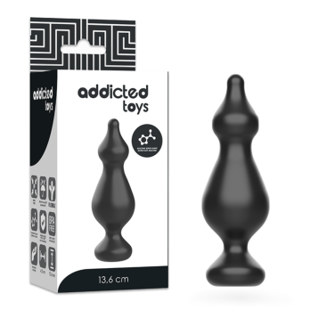 Addicted Toys Anal Sexual Plug 13.6Cm Black