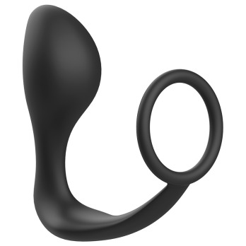 Addicted Toys Anal Plug With Black Silicone Ring