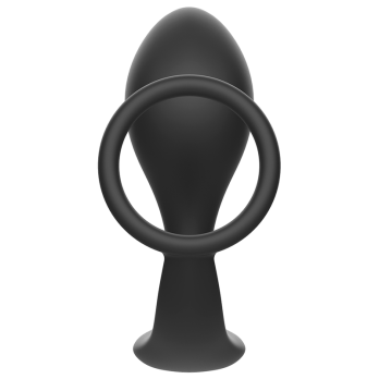 Addicted Toys Anal Plug With Black Silicone Ring