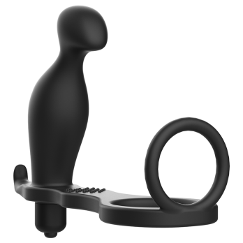 Addicted Toys Anal Plug With Black Silicone Ring 12 Cm