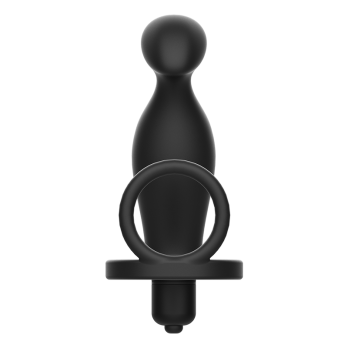 Addicted Toys Anal Plug With Black Silicone Ring 12 Cm