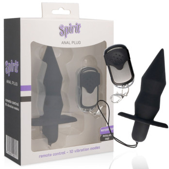 Spirit™ - Anal Plug Remote Control Black