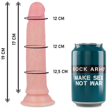 Rockarmy™ - Harness + Liquid Silicone Dildo Premium Avenger 19Cm