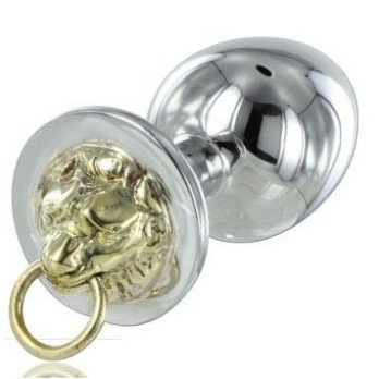 Metalhard Anal Plug Stainless Tiger