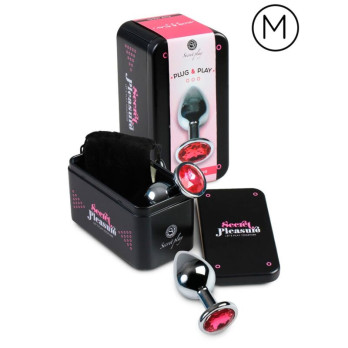 Secretplay Plug Anal Fuchsia 8Cm