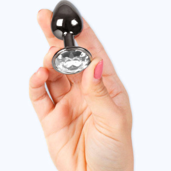 Secret Play - Gunmetal Butt Plug Small Size 7 Cm