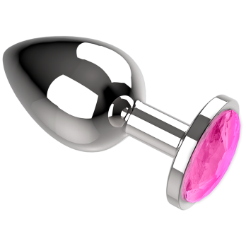 Coquette Chic Desire™ -  Anal Plug Metal Pink  Color Size L 4 X 9Cm