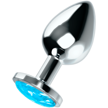 Ohmama Anal Plug Metal - Blue M