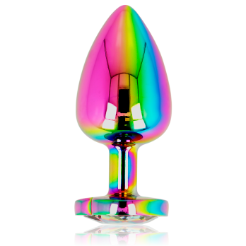 Ohmama Anal Plug Iridescent Heart - Large