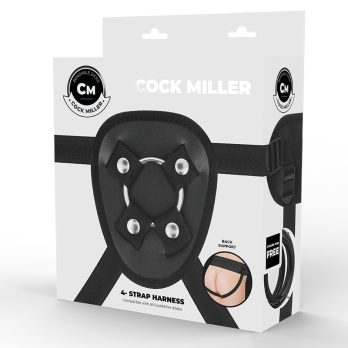 Cock Miller Harness + Silicone Density Cocksil Articulable 13 Cm