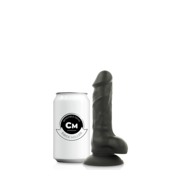 Cock Miller Harness + Silicone Density Cocksil Articulable Black 13 Cm