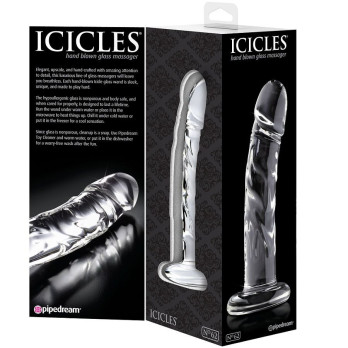 Icicles Number 62 Hand Blown Glass Massager