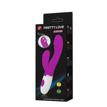 Pretty Love Flirtation - Andre Vibrator With Clit Stimulation