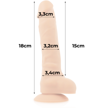 Cock Miller Harness + Silicone Density Articulable Cocksil 18 Cm