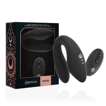 Rithual™ - Kama Remote Couples Massager Black