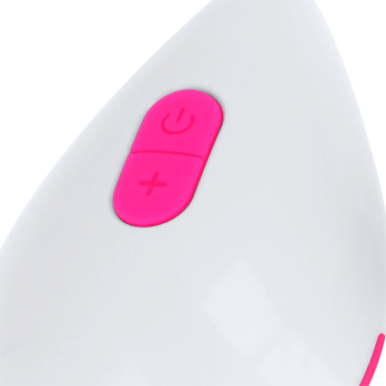 Oh Mama Textured Vibrating Egg 10 Modes - Pink And White