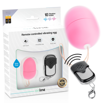 OnlineTrade- Remote Control Vibrating Egg S Pink