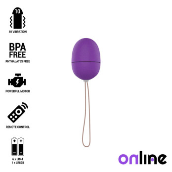 OnlineTrade- Remote Control Vibrating Egg S Lilac