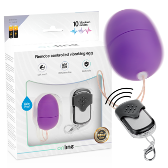 OnlineTrade- Remote Control Vibrating Egg S Lilac