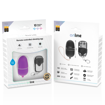 OnlineTrade- Remote Control Vibrating Egg M Lilac