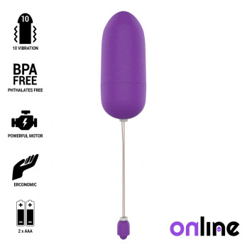 OnlineTrade- Lilac Waterproof Vibrating Egg