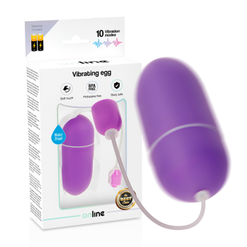 OnlineTrade- Lilac Waterproof Vibrating Egg