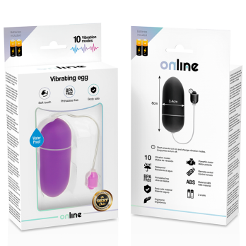 OnlineTrade- Lilac Waterproof Vibrating Egg