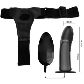 Pretty Love Myron Vibrating Strap On And Hollow Dildo