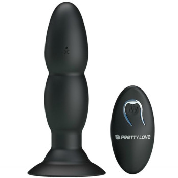 Pretty Love Plug With Vibrator And Rotation Functions By Remote Control