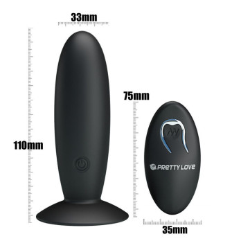 Pretty Love - Bottom - Remote Control Vibrating Plug