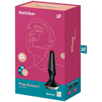 Satisfyer Plug Ilicious 2 Plug Vibrator - Black