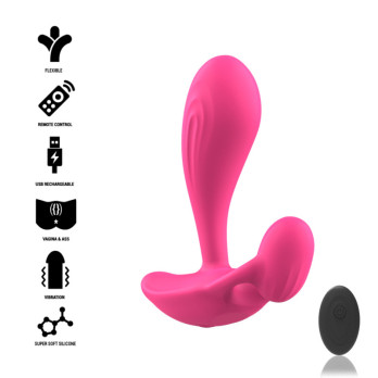 Intense - Shelly Anal Plug Remote Control Pink