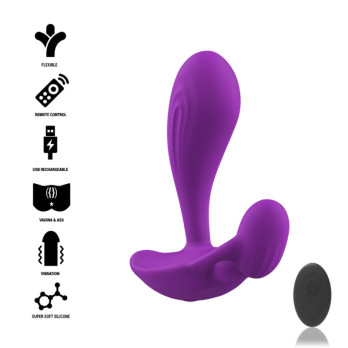 Intense - Shelly Anal Plug Remote Control Purple