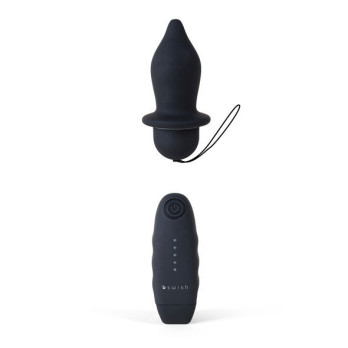 B Swish - Bfilled Classic Vibrating Plug Black