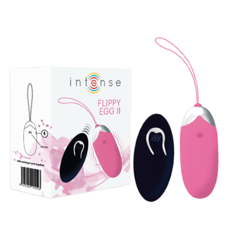 Intense Flippy Ii  Vibrating Egg With Remote Control Pink